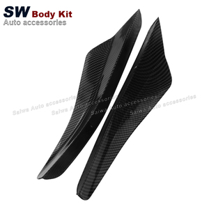 Garniture de Canard de pare-chocs avant en Fiber de carbone ABC pour 2021-2022 Volkswagen <span class=keywords><strong>Golf</strong></span> <span class=keywords><strong>8</strong></span> nouveau séparateur d'aileron de lèvre Canard - Product Image 3