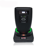 Mini-scanner de codes-barres 2D portable avec rotation à 360° et capacité à lire les codes QR, interface COM/USB, support de charge, produit en stock