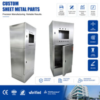 Caja Metálica de Acero Inoxidable Personalizada, Fabricación de Chapa Metálica, Soldadura, Plegado, Acabado Pulido