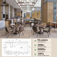 Ensembles complets de mobilier de restaurant, mobilier commercial, salle à manger moderne, café, tables et chaises personnalisées pour hôtel et restaurant