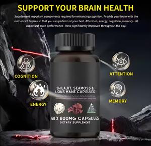 Oem תוספת ashwagandha ו shilajit כמוסת אריות שילאג 'ט ים כמוסות ים ים המלח