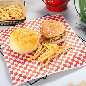 Papier alimentaire pour hamburgers, sandwichs, résistant à la graisse, impression flexographique, revêtement personnalisé, papier pour hamburgers, sans danger pour les aliments - Product Image 2