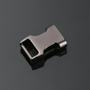 Metal Side Release Buckle Adjustable <b>Webbing</b> Bag Hardware Accessory Durable Silver Black - Product Image 2