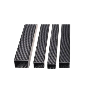 Chất lượng cao 50mm 1500mm 3K Matte sợi <span class=keywords><strong>carbon</strong></span> ống vuông cực ống - Product Image 6