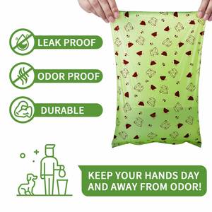 Vente flash : laisse pour chien personnalisée imprimée, sacs à crottes pour chien écologiques, compostables et biodégradables - Product Image 4