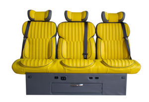 Sièges de banquette en cuir PU de luxe polyvalents pour 3 personnes, lits pliants confortables pour camping-car, <span class=keywords><strong>caravane</strong></span>, camping-car, sièges de voiture modifiés - Product Image 2