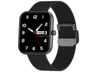 Ultraleichte Ultradünne 7mm AMOLED Quadratische Magnetische Smartwatch Aluminiumlegierung Gehäuse Anruf Herzfrequenz Schlafüberwachung für Frauen