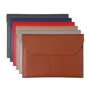 Đa chức năng màu xanh A4 tổ chức biểu tượng tùy chỉnh phong bì thư mục tập tin với nút từ <span class=keywords><strong>PU</strong></span> da không thấm nước túi tài liệu - Product Image 1