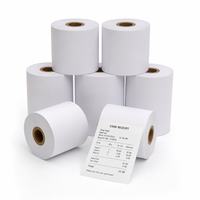 Kertas Termal Gulungan Kasir 80x80 mm, Kertas Termal Mesin Kasir 3 1/8 inci, Kertas Struk POS