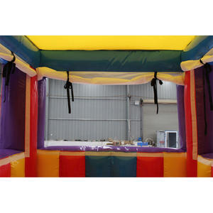 Dijual istana melompat tiup kustom untuk anak-anak, rumah pantul tiup dengan pintu tempat bermain Luncur tiup - Product Image 5