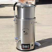 Machine à bière artisanale, équipement de brassage domestique, machine tout-en-un 40L, petite machine à brassage autonome, pot de fermentation commercial
