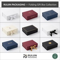 Boîte d'emballage pour vêtements avec logo personnalisé, en carton gris épais, pliable, rigide, magnétique, de qualité supérieure, pour la vente au détail, boîte de sécurité pour vêtements
