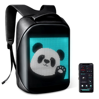Nueva Mochila LED con Pantalla LED Personalizable, Mochila Publicitaria para Viajes