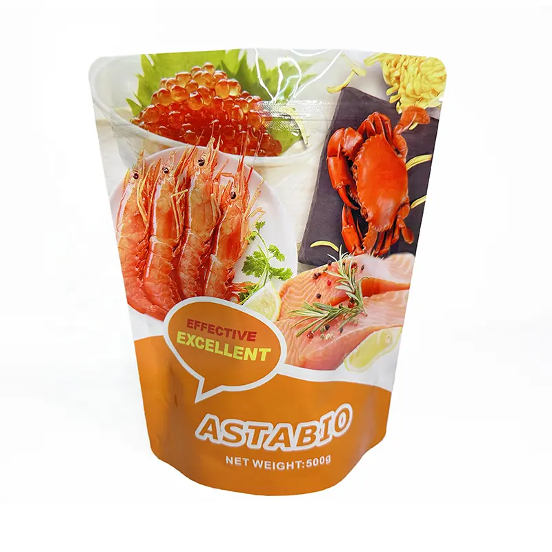 Bolsas de Stand Up refrigeradas para lagosta com impressão de logotipo para frutos do mar congelados de fábrica na China