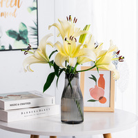 Arrangement floral créatif, vase en résine transparente hydroponique, écologique, fait main, design moderne, Meixuan Diwali