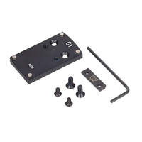 Plaque de montage pour viseur point rouge A1/B1/C1/D1/E1/F1 pour G17 19 20 22 23 26 27 29 30 41/1911/SW/P226/B92/XD Accessoires AR