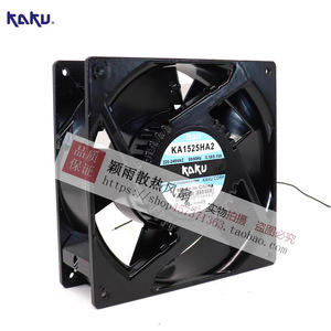 พัดลมแกนหมุน Kaku รุ่น KA1525HA2 220V 0.25A ใบพัดโลหะ ลูกปืน  ติดผนัง สำหรับงานอุตสาหกรรม - Product Image 1