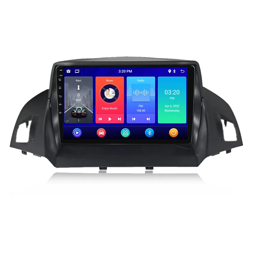 For 2013-2018 Ford Escape Kuga Car Stereo Radio Android 10.0 Navi DSP GPS 4G+64G