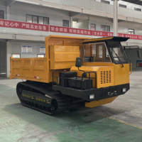 Mini-dumper chenillé de haute qualité, diesel, hydraulique, auto-chargeur, tout-terrain, avec chenilles en caoutchouc, pompe, moteur et engine OEM