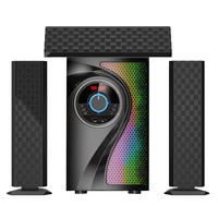 Système de son surround pour cinéma maison sans fil UF-DC6037, Bluetooth, USB, AUX, radio FM, caisson de basses, karaoké, enceinte 3.1