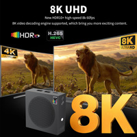 TikTok Hit G8max Android Gaming TV Box Wi-Fi 6 para Decodificación 8K de Alta Definición con Controles Inalámbricos Dobles