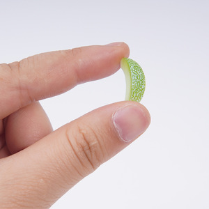 Rodajas de Cantalupo en Miniatura de 2 cm, Juguetes de Comida en Miniatura, Accesorios para Postres y Frutas DIY, Rodajas de Cantalupo Verdes - Product Image 3