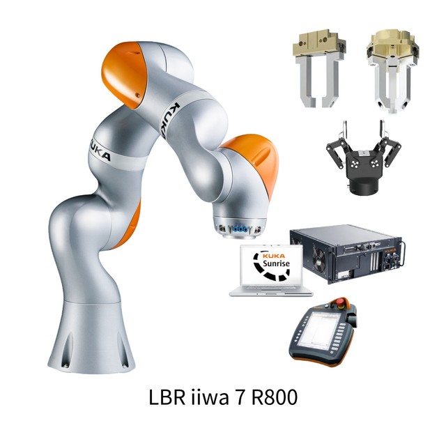Automatic Collaborative Robot KUKA LBR IIWA 7 R800 Lightweight Cobots with Motor & PLC 7kg Payload for Delicate Assembly Work