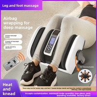 Masseur de pieds personnalisé pour la circulation sanguine et la réflexologie, avec télécommande sans fil, Isqueez Renpho, massage des pieds/jambes