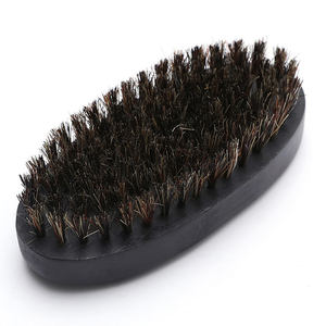 <span class=keywords><strong>Brosse</strong></span> à <span class=keywords><strong>barbe</strong></span> en poils de sanglier de haute qualité avec logo personnalisé, en bois noir, vente directe d'usine, poils de sanglier sauvage, pour cadeau masculin - Product Image 4