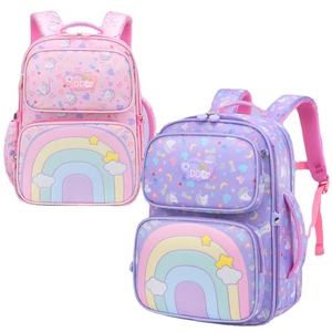 Large Capacity Cartoon School <b>Backpack</b> Zipper for Grade 1-3 <b>Children</b> Ergonomic Weight Relief Design Padded Straps Spine - Product Image 3