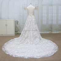 Robe de mariée de luxe exquise, moderne, longue, coupe trapèze, en dentelle et sequins, effet illusion, sexy, col en V profond, style sirène, grande taille