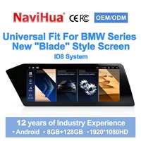 Navihua Nouveau Design Écran Tactile IPS 12,3 Pouces Lecteur Multimédia Android pour Voiture GPS DSP Auto Stéréo Carplay pour BMW Toutes Séries F10