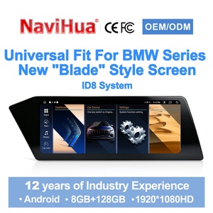 Reproductor Multimedia para Auto Navihua con Pantalla Táctil IPS de 12.3 Pulgadas, Android, GPS, DSP, Carplay para BMW Serie F10 - Product Image 1