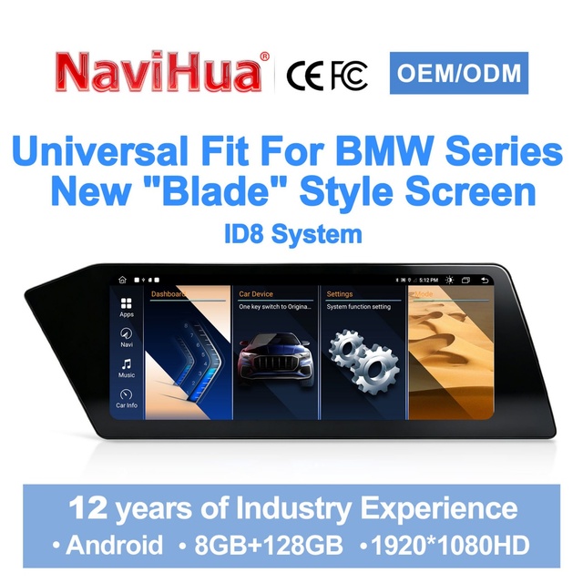 Navihua New Design 12.3inch IPS Touch Screen Android Car Player GPS DSP Auto Stereo Multimedia Carplay for BMW All Series F10