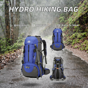 2026 Professional Outdoor Hiking <b>Backpack</b> <b>Large</b> Capacity Waterproof Camping Bag Mountain Climbing Rucksack For Men Women 45 5L - Product Image 2