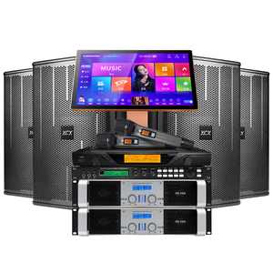 Professional Audio Power <b>Amplifier</b> 19.5-inch Jukebox Machine System Set Reverb Effects <b>With</b> <b>Speakers</b> Performance Use - Product Image 6