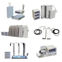 JYD-1012P 20KHz 53KHz 40KHz 100KHz, Pelat Getaran Transduser Ultrasonik Submersible Frekuensi Tinggi Pola Immerble 40KHz