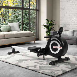 Nuevo producto, remeros aeróbicos plegables portátiles para Fitness, ventilador de monorriel magnetorresistivo, uso doméstico, dispositivo silencioso de contracción de agua - Product Image 5