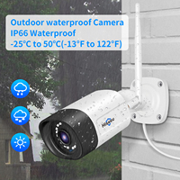 Système de Caméra de Sécurité sans Fil Ai Smart 5MP H.265 8 Canaux Audio Bidirectionnel Vision Nocturne Couleur NVR Extérieur Détection de Mouvement CCTV