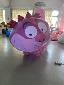 <span class=keywords><strong>Alice</strong></span> <span class=keywords><strong>au</strong></span> <span class=keywords><strong>pays</strong></span> <span class=keywords><strong>des</strong></span> <span class=keywords><strong>merveilles</strong></span> Modèle de dessin animé <span class=keywords><strong>Chat</strong></span> du Cheshire gonflable pour décorations de parc - Product Image 3