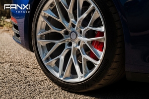 Jantes forgées personnalisées FANXI de 18, 19, 20, 21 et 22 pouces avec enjoliveurs centraux personnalisés argentés pour McLaren 720s 600lt <span class=keywords><strong>Lamborghini</strong></span> - Product Image 3