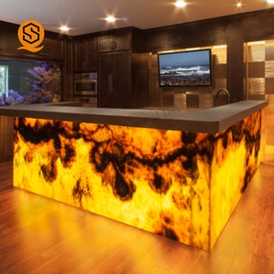 Barra de <span class=keywords><strong>Bar</strong></span> Moderna con Iluminación LED para Club Nocturno, Diseño de Barra para el Hogar - Product Image 5