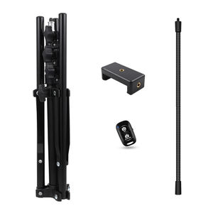 <span class=keywords><strong>Trépied</strong></span> Support de Lumière Flexible 2M pour Photo, Anneau Lumineux <span class=keywords><strong>LED</strong></span>, Perche à Selfie, Appareil Photo et <span class=keywords><strong>Téléphone</strong></span> Portable avec Tête de Vis 1/4 - Product Image 6