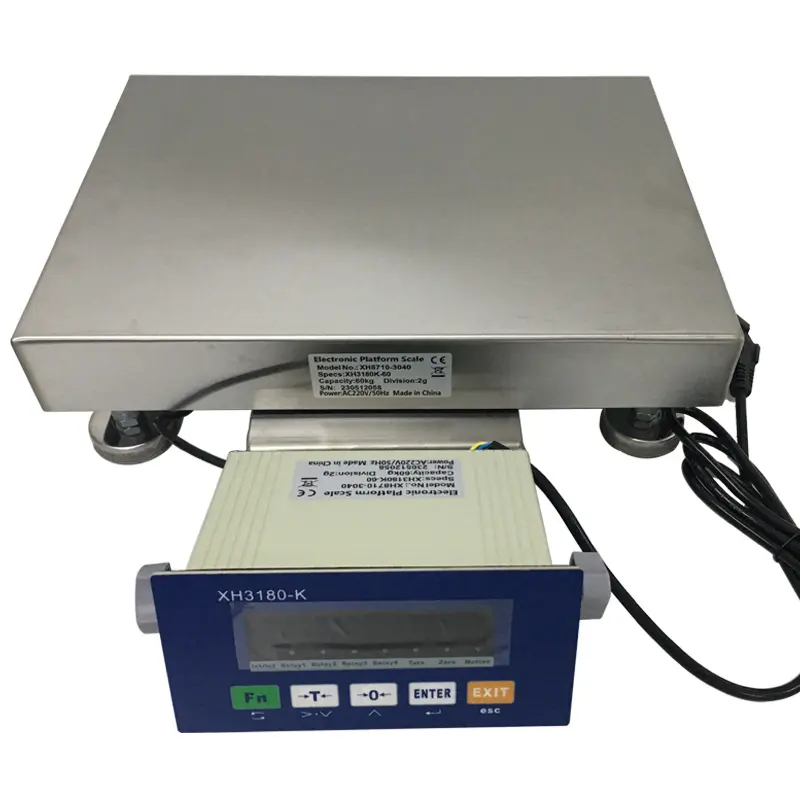60kg/2g Analog Process Control Weighing Scale Strain Meter 6 Digit Display with 2 Relay Outputs