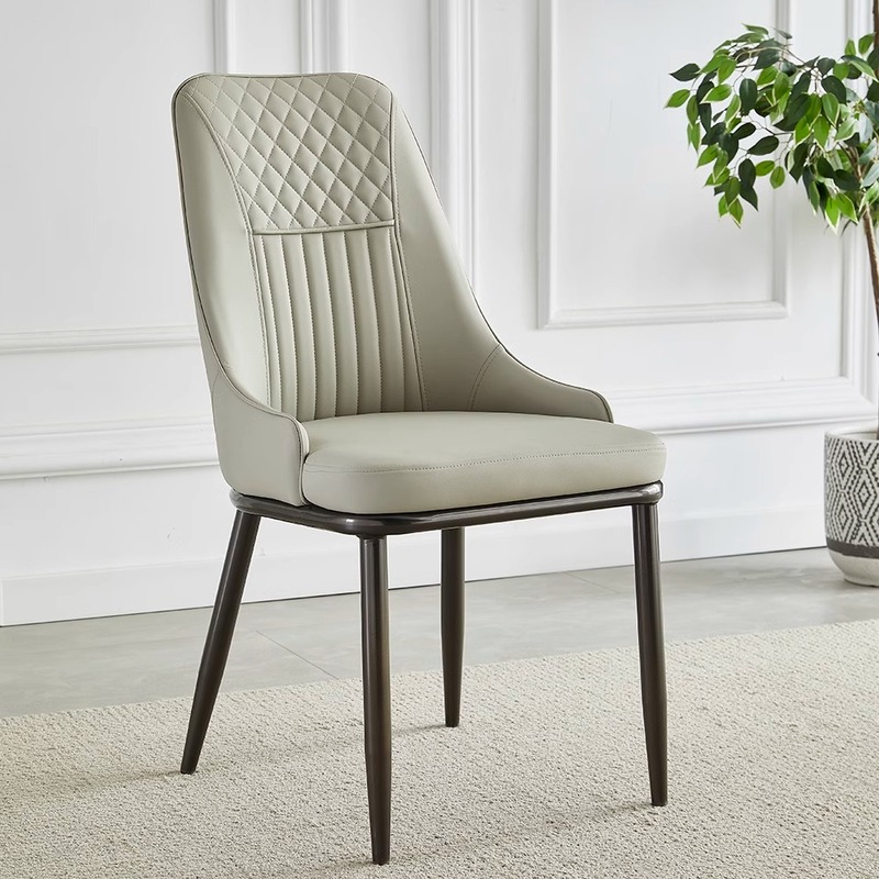 Modern High Back Dining Chair with