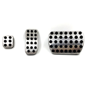 Cardimanson Stainless Steel Pedal Covers For Mercedes-Benz V-Class Accelerator Brake Clutch Modern Design Anti-Slip - Product Image 1
