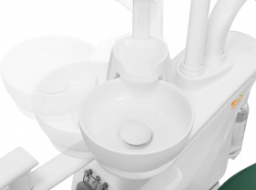Professional Dental Chair with LED Operation Light Dental Equipment with Large Instrument Tray and 5-Hole Holder - Product Image 6
