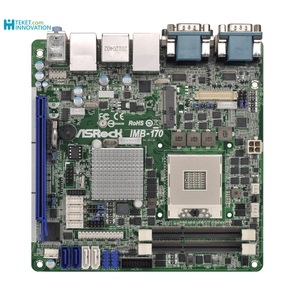 Placa base de Control Industrial integrada, <span class=keywords><strong>MINI</strong></span>-<span class=keywords><strong>ITX</strong></span> <span class=keywords><strong>G2</strong></span> (rPGA988B), puente hiedra y Bridg de arena con Chipset QM77 para Asrock - Product Image 1
