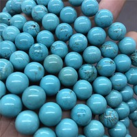 Bijoux de mode Boucles d'oreilles en pierres précieuses colorées Pierre Perle ronde Goujons Boucles d'oreilles pour femmes Goujons turquoise Décoratif Naturel Super Star