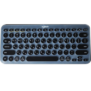 罗技K380键盘盖防水键盘膜保护器透明硅胶黑色 - Product Image 1